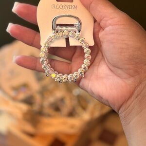 Blossom Rhinestone Hair Clip